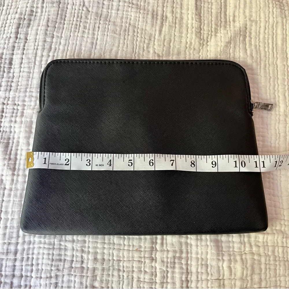 Bvlgari | NWOT Black Zip Cosmetic Travel Pouch- Unisex